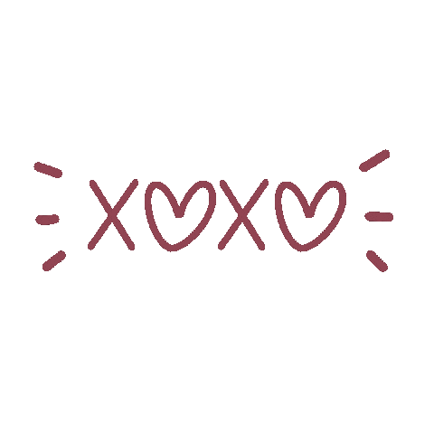Xoxo Hugs And Kisses Sticker