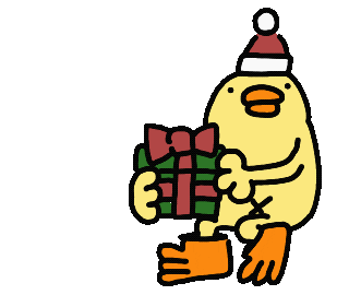 Christmas Eve Sticker by ぴょろりんちょ（ひよこ人間ぴよ）