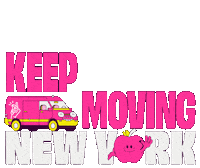 pieceofcakemoving nyc new york new york city moving Sticker