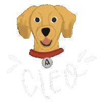 Golden Retriever Dog Sticker by Mandalasparaelalma