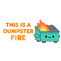 This Is Fine Sticker by 100% Soft