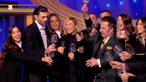 Party Celebration GIF by Tv8it