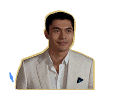 nick young henrygolding Sticker by Crazy Rich Asians