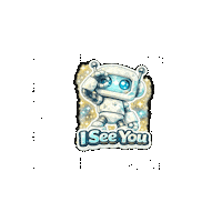 Okay I See You Sticker by Digi 995