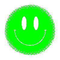 Mistaker happy smile green acid Sticker