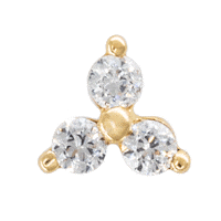 Gold Piercing Sticker by STUDS