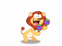 Carnaval Lion GIF