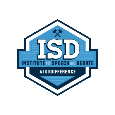 ispeechanddebate speech debate isd speech and debate Sticker