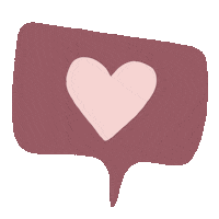 Heart Pink Sticker by Christine Polz