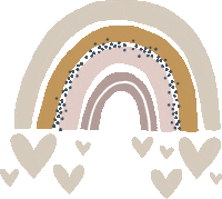 Pink Hearts Sticker by Rainberry Baby