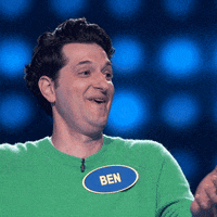 Happy Celebrity Family Feud GIF by ABC Network