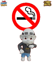 Stop Smoking Clean Air Sticker by Zhot