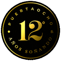 Logo Aniversario Sticker by Puertaocho