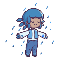 Happy Rain Sticker by Castaways