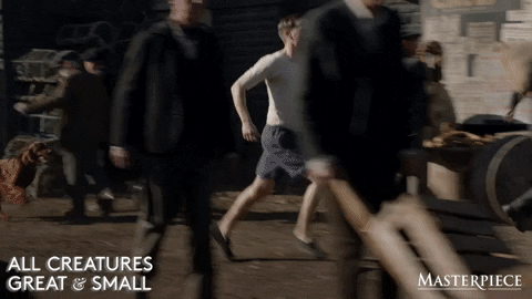 Run Running GIF by MASTERPIECE | PBS