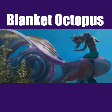 Little Mermaid Tremoctopus GIF by OctoNation® The Largest Octopus Fan Club!