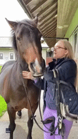 Pony Pulls Owner in for Adorable Embrace