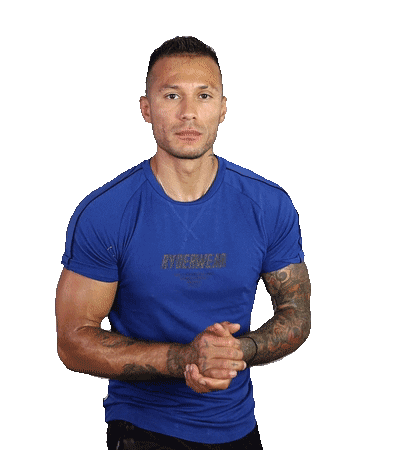 Happy Fitness Sticker by Michael Vazquez