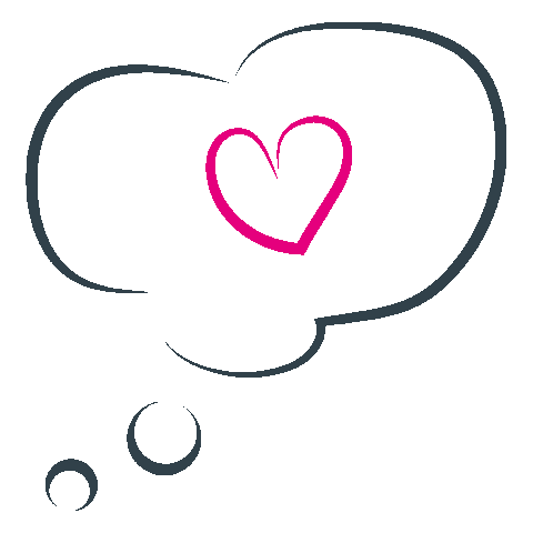 EffectgroepNederland giphyupload effectgroep speech bubble love wolkje hart Sticker