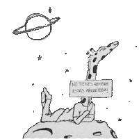 serolodg space hungry bored quarantine Sticker