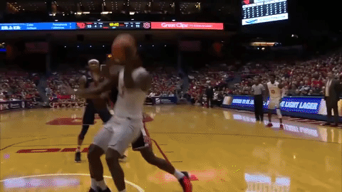 Mens Basketball Smile GIF by Dayton Flyers