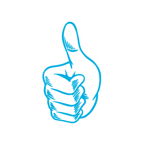 Daumen Hoch Thumbs Up Sticker by Deutsche Familienversicherung