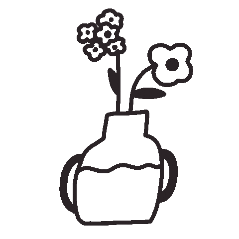 Flower Thanks Sticker