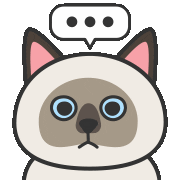 chou2_cat 無言 臭臭 chou2cat Sticker