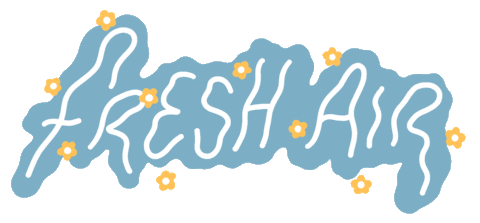 Fresh Air Sticker by Poppy Deyes
