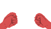 rock scissors paper play Sticker