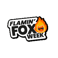 Flamin-Fox Sticker by Creatify