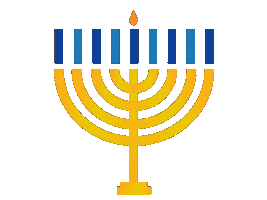 Festival Of Lights Jewish Sticker by Senator Pat Roberts