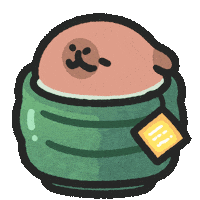 Tea 辛苦了 Sticker by sansanplanet