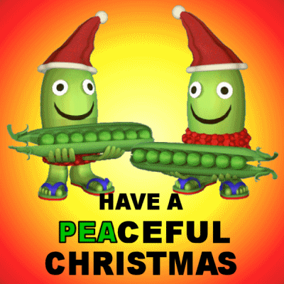 Peace On Earth Christmas Greetings GIF