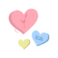 Valentines Day Love Sticker by Tabu sushi