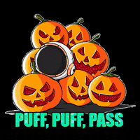 Weedburg halloween weed 420 pumpkin GIF
