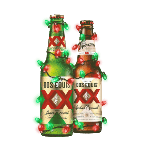 Dos Equis Christmas Sticker by Dos Equis Gifs to the World