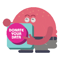 Data Button Sticker by Singtel