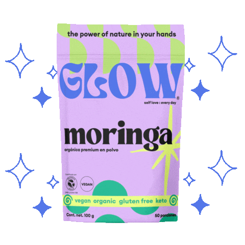 GLOWSuperfoods giphyupload glow superfoods moringa Sticker