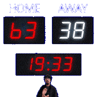 38 Away Sticker