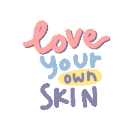 Love Yourself Lettering Sticker