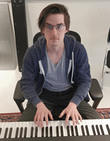 Mad Piano Player GIF by Hunchback Music