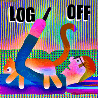 Log Off Good Night GIF by PEEKASSO