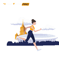 Run Running Sticker by Sportmaster