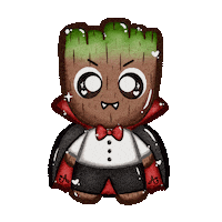 Baby Groot Halloween Sticker