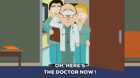 doctor diagnosis GIF by South Park 