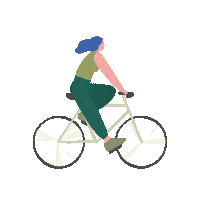 Women Bike Sticker by KızBaşına
