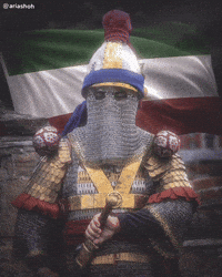 Ariashoh flag iran persian aria GIF