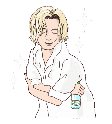 Feeling Good 白 Sticker by rico