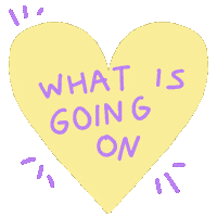 Heart What Sticker